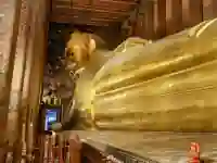 Liegende Buddha-Statue im Wat Pho in Bangkok