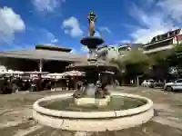 Brunnen am Spice Market in Pointe-à-Pitre auf Guadeloupe