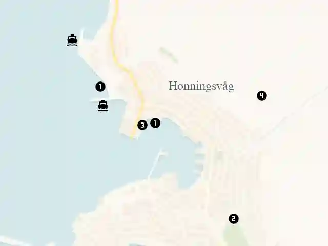 Hafen von Honningsvåg