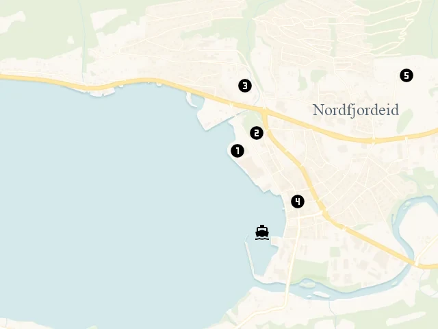 Hafen von Nordfjordeid
