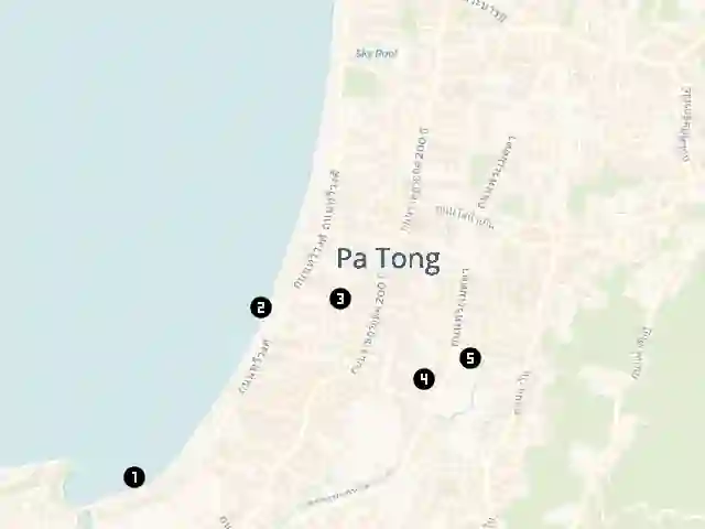 Patong Beach in Phuket