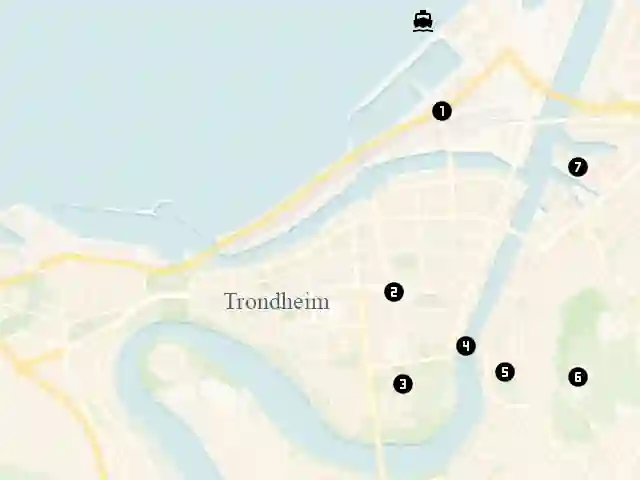 Hafen von Trondheim